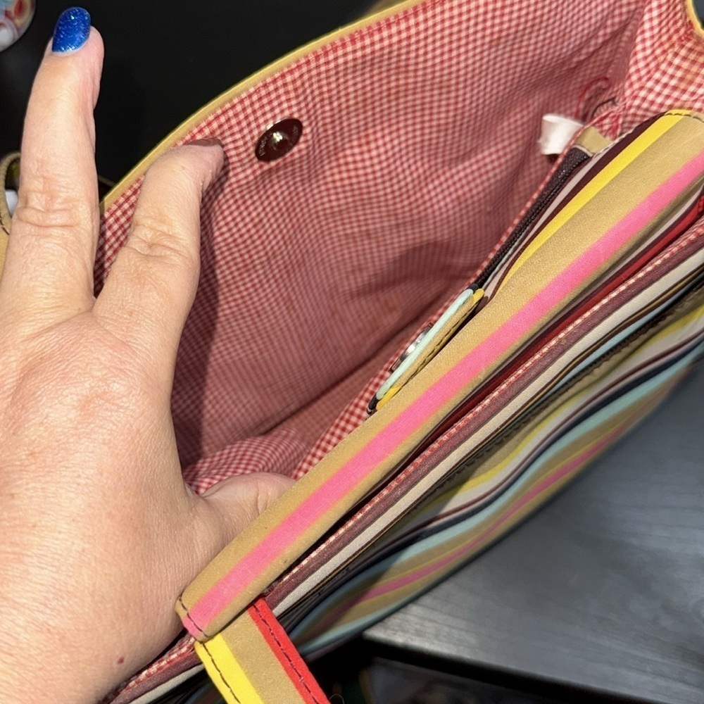 Striped Multicolor project Shoulder Bag **Rehab/Callouts** - Picture 8 of 10